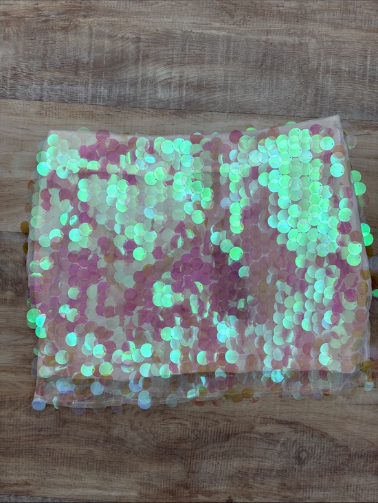 Club Exx Dresses & Skirts - Iridescent Pink Sequin Mini Skirt